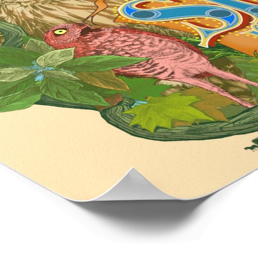 "SLEEPING GIVING IN"-Plakat Poster (Ecke)