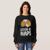 Sleeping Guinea Pig Good At Naps Napping Guinea Pi Sweatshirt (Vorne ganz)