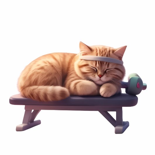 Sleeping Gym Kitten Coffee Mug Kaffeetasse