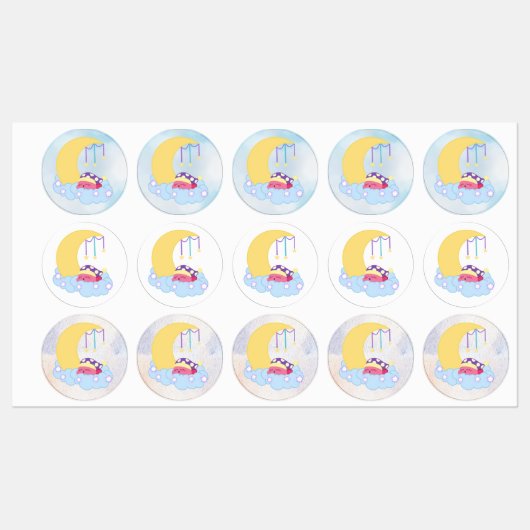 Sleeping Kirby Sticker (Blatt)