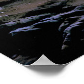 "Sleeping Magma" - Vulkanisches Frauenportrait Poster (Ecke)