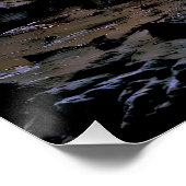 "Sleeping Magma" - Vulkanisches Frauenportrait Poster (Ecke)