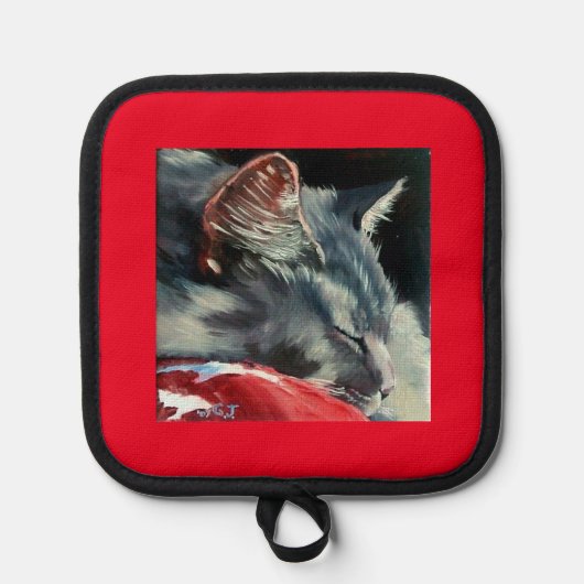 Sleeping on sunny morning Oven Mitts & Pot Holders Topflappen (Vorderseite)