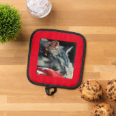 Sleeping on sunny morning Oven Mitts & Pot Holders Topflappen (Oben Unten)