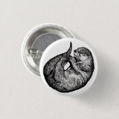 sleeping otter button (Vorne & Hinten)