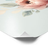 Sleeping Owl in Stacked Floral Teacups Fotodruck (Ecke)