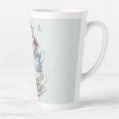 Sleeping Owl in Stacked Floral Teacups Milchtasse (Rechts)