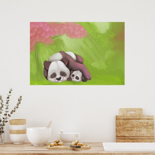 Sleeping Pandas Poster (Küche)