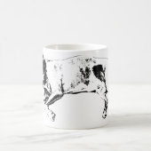 Sleeping Pit Mix, Cozy Christmas Kaffeetasse (Mittel)