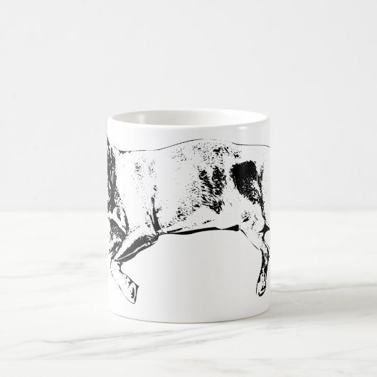 Sleeping Pit Mix, Cozy Christmas Kaffeetasse (Mittel)