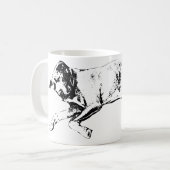 Sleeping Pit Mix, Cozy Weihnachten Kaffeetasse (Vorderseite Links)