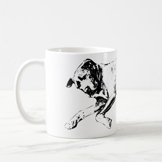 Sleeping Pit Mix, Cozy Weihnachten Kaffeetasse (Links)