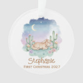 Sleeping Pony Cactus, Desert Moon Nursery, Ornament (Vorderseite)