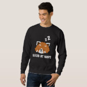 Sleeping Red Panda Good At Naps Napping Red Panda Sweatshirt (Vorne ganz)