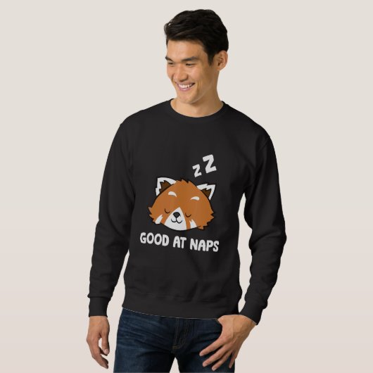 Sleeping Red Panda Good At Naps Napping Red Panda  Sweatshirt (Vorne ganz)