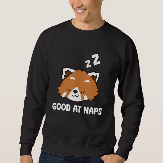 Sleeping Red Panda Good At Naps Napping Red Panda  Sweatshirt (Vorderseite)