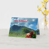 Sleeping Riesen Weihnachten Karte (Gelbe Blume)