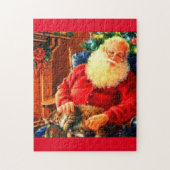 Sleeping Santa Claus Puzzle (Vertikal)