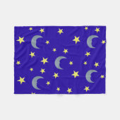Sleeping Sky Fabric - blau Fleecedecke (Vorderseite (Horizontal))