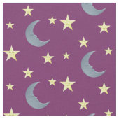 Sleeping Sky Fabric - lila Stoff (Nahaufnahme)