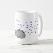 Sleeping Tabby Cat Kaffeetasse (VorderseiteRechts)