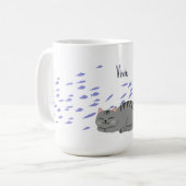 Sleeping Tabby Cat Kaffeetasse (Vorderseite Links)