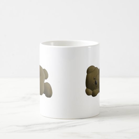 Sleeping Teddy Bear Cartoon Kaffeetasse (Mittel)