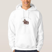 Sleeping Teddy Bear Hoodie (Vorderseite)