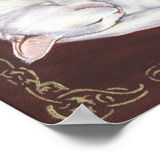 "Sleeping Treasure"-Kunstposter Poster (Ecke)