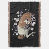 Sleeping Unicorn Decke (Vorderseite Vertikal)