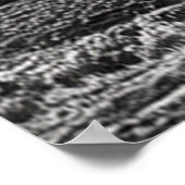 Sleeping Ute Mountain Schwarz-Weiß-Fotografie Poster (Ecke)