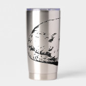 Sleeping whiskers in winter hush thermobecher (Vorderseite)