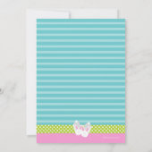 Sleepoe Pajama Slumber Party Chalkboard Einladung (Rückseite)