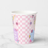 Sleepoe Preppy Varsity Patch Geburtstagspartei Pappbecher (Rechts)