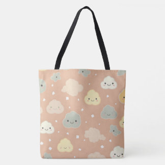 Sleepover Bag Wolken Muster Slumber Party Tasche