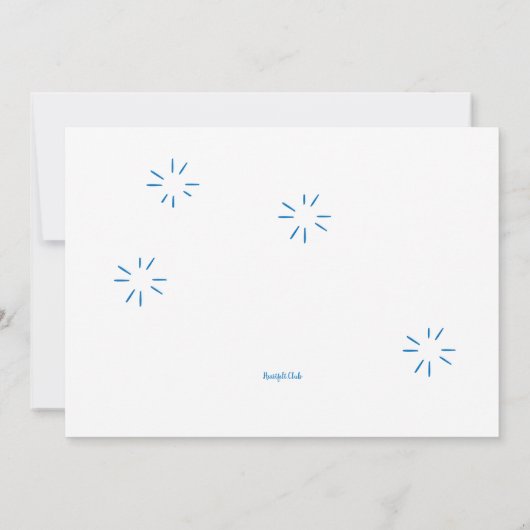 Sleepover Geburtstag Party Einladung (Rückseite)