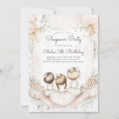 Sleepover Geburtstagsparty Filmabend Mädchen Gebur Einladung (Vorderseite)