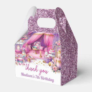 Sleepover Girl Geburtstag Custom Pink Lila Gold Geschenkschachtel