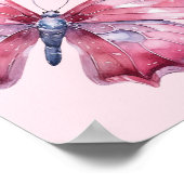 Sleepover Girl Geburtstag Personalisierter Empfang Poster (Ecke)