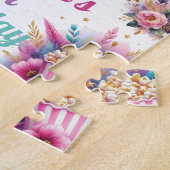 Sleepover Girl Geburtstagsspiel Personalisiert Puzzle (Seite)