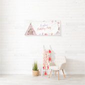 Sleepover Pajama Birthday Party Banner (Insitu)