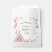 Sleepover Pajama Birthday Party Geschenktütchen (Vorderseite)