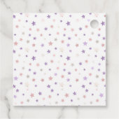 Sleepover Pajama Geburtstagsparty Geschenkanhänger (Rückseite)