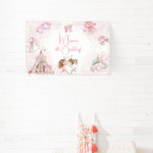 Sleepover pajama Kindergeburtstag Party Banner (InSitu)