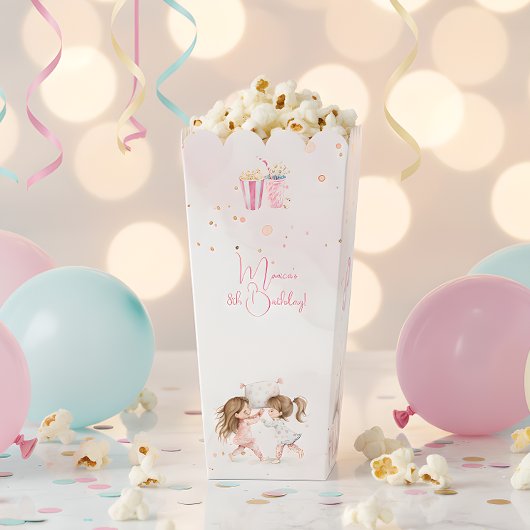 Sleepover pajama Kindergeburtstag Party Geschenkschachtel