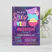 Sleepover Party Einladung Slumber Party (Stehend Vorderseite)