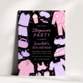 Sleepover Party Einladung zum Geburtstag