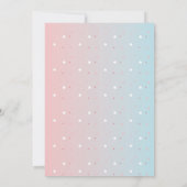 Sleepover Party Geburtstagsfeier Schlummerschlösse Einladung (Rückseite)