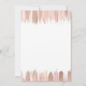 Sleepover Party Spa Makeup Pink Girl Birthday Einladung (Rückseite)