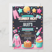 Sleepover Sleepover Sleepober Party 13. Geburtstag Einladung (Vorderseite)